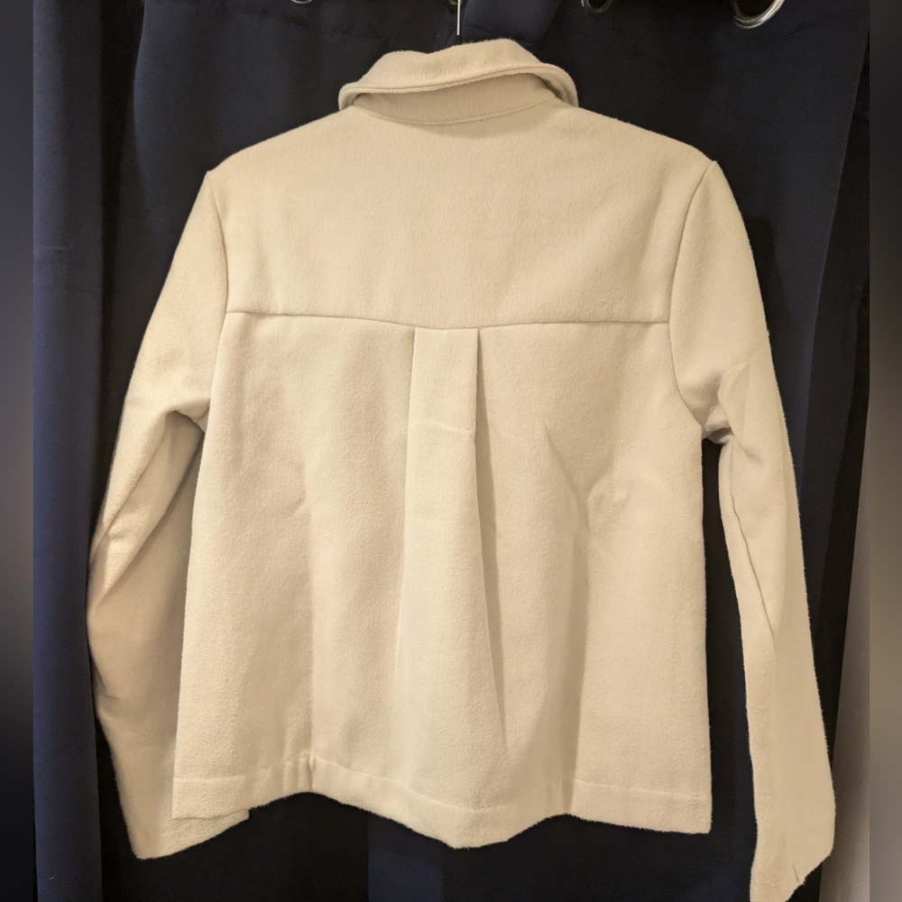 Banana Republic Cream Jacket with Snap Buttons - Picture 4 of 16